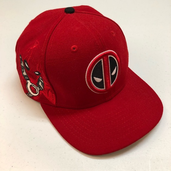 Marvel Other - Deadpool Marvel baseball cap hat red SnapBack